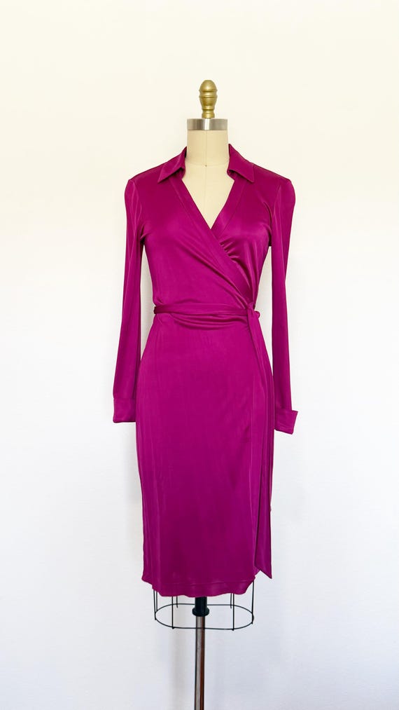 2000s Diane Von Furstenberg Wrap Dress / DVF Dres… - image 2