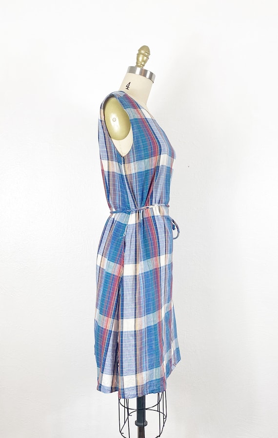 1960s Plaid Dress - 1960s Mod Dress - 1960s Day D… - image 4