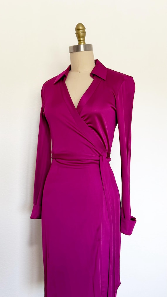 2000s Diane Von Furstenberg Wrap Dress / DVF Dres… - image 6