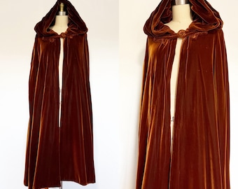 1960s Velvet Cape / Vintage Cloak / Vintage Cape / One Size