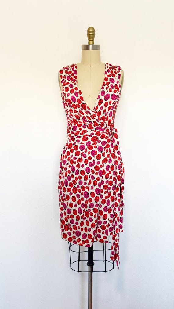 2000s Diane Von Furstenberg Wrap Dress / DVF Dres… - image 2