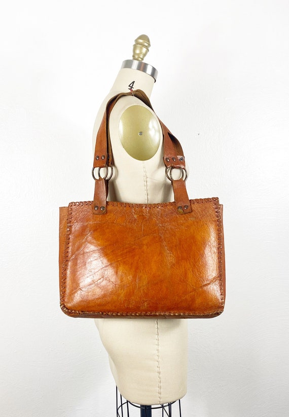 1970s Leather Purse - Leather Purse - Bohemian Pur