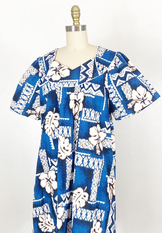 1960s Floral Dress - 1960s Hawaiian Dress - 1960s… - image 7