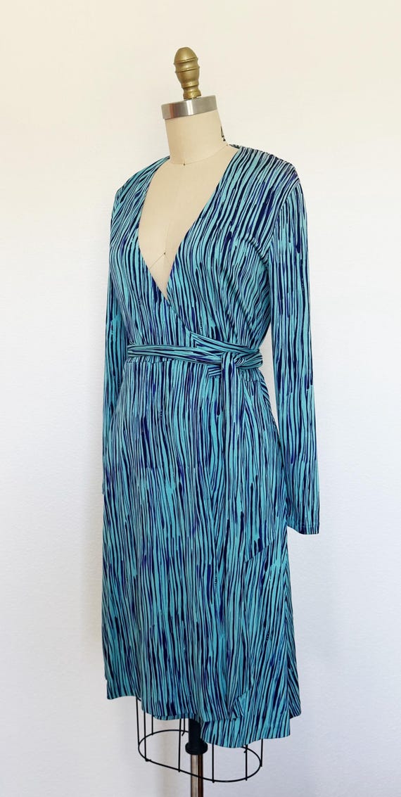 1990s Diane Von Furstenberg Wrap Dress / DVF Dres… - image 7