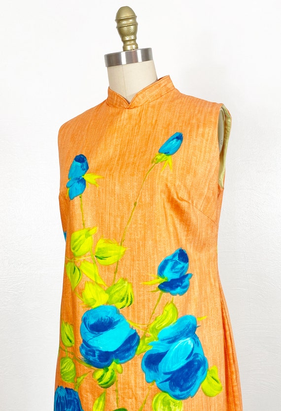 1960s Dress - 1960s Floral Dress - 1960s Shift Dr… - image 5