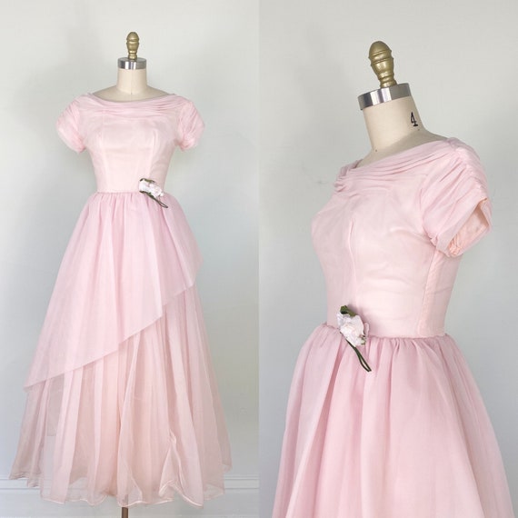1950s Prom Dress / 1950s Gown / 1950s Wedding Gown