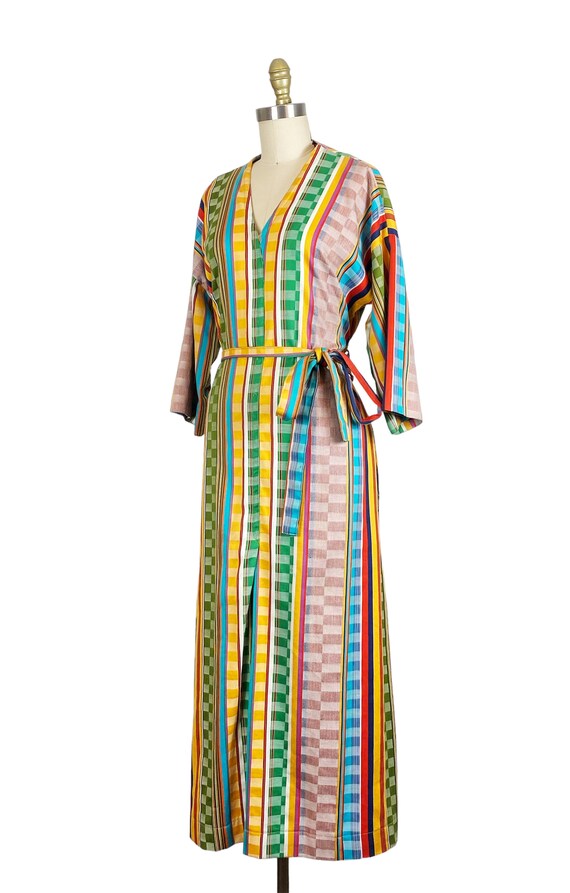 Vintage Caftan - 1970s Caftan - Rainbow Dress - S… - image 7