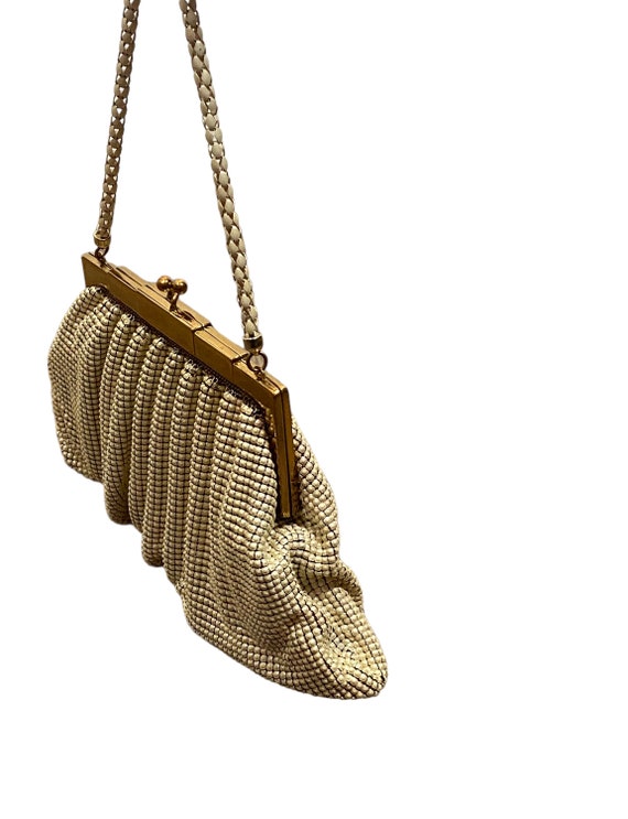 1960s Whiting And Davis Purse - Metal Mesh Bag - … - image 2