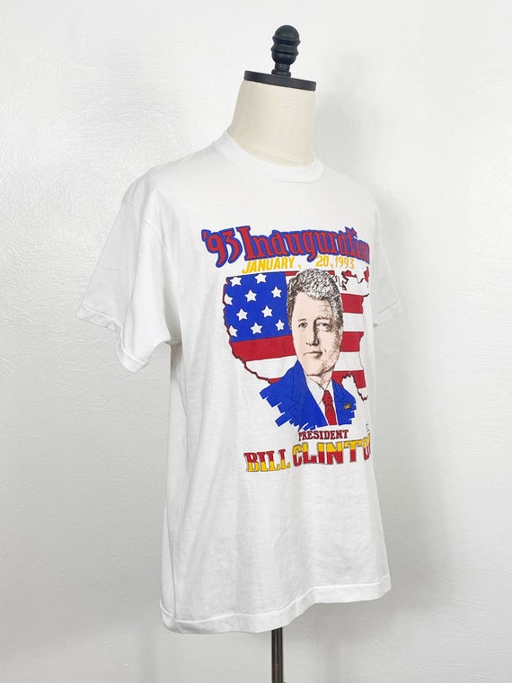 1990s Bill Clinton T Shirt - Bill Clinton Inaugur… - image 5