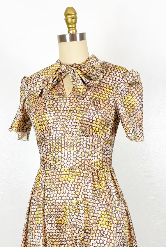 1960s Floral Dress - 1960s Mod Dress - 1960s Day … - image 7