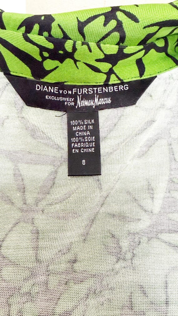 2000s Diane Von Furstenberg Wrap Dress / DVF Dres… - image 9
