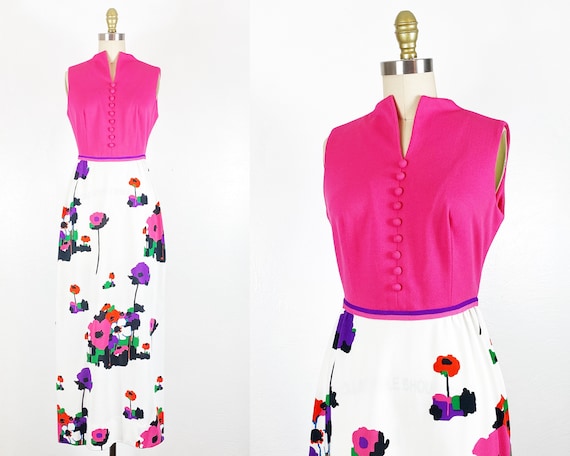 1960s L’aiglon Dress - 1960s Maxi Dress - 1960s F… - image 1