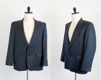 1960s Hart Schaffer & Marx Blazer - Vintage Suit Jacket - Neiman Marcus Blazer - Size 44