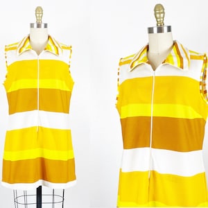 1960s Dress - 1960s Mod Dress - 1960s Mini Dress - Size Large