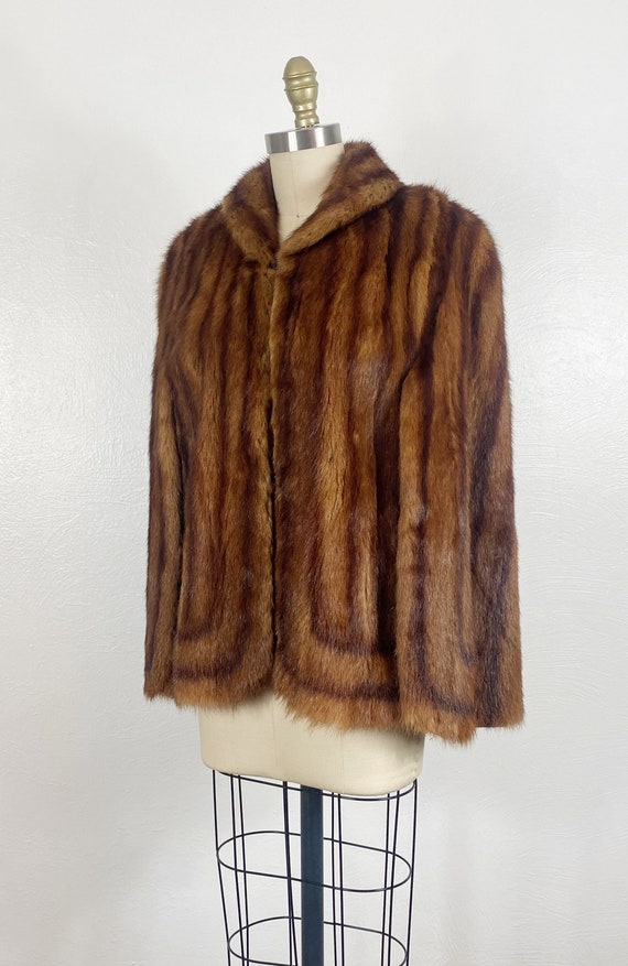 Vintage Fur Cape - Mink Fur Cape - Fur Stole - image 10