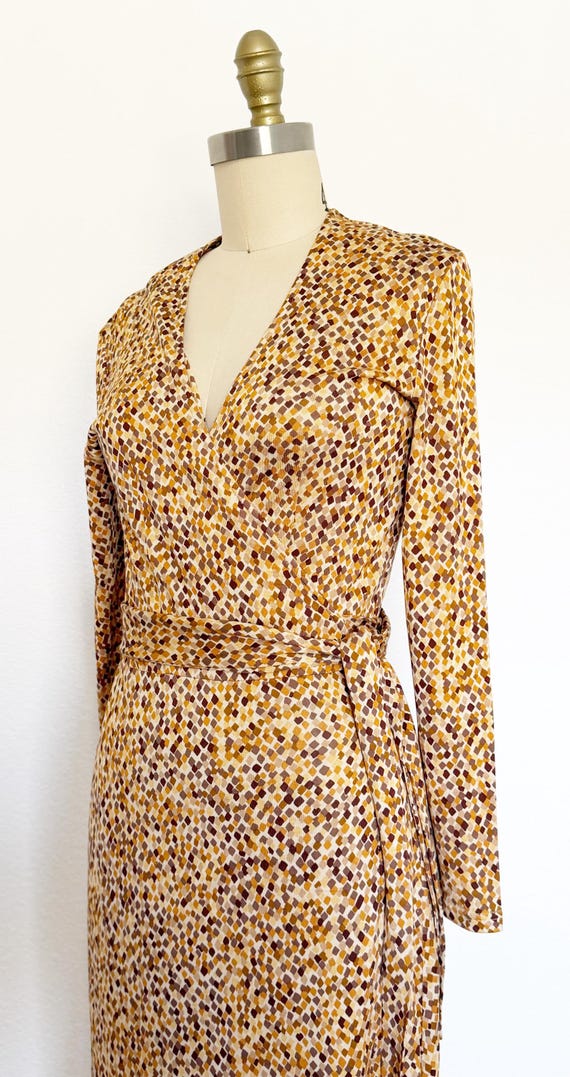 1990s Diane Von Furstenberg Wrap Dress / DVF Dres… - image 7