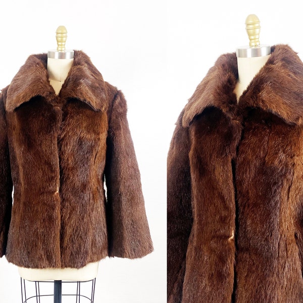 1970s Fur Coat - Vintage Fur Coat - Fur Coat - Size Medium