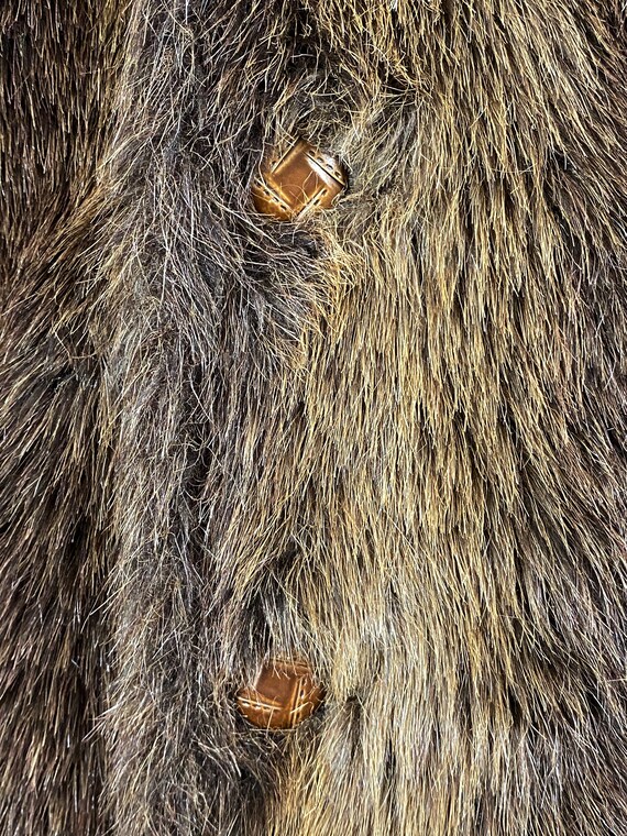 1970s Faux Fur Coat - Faux Fur Coat - Vegan Fur C… - image 3