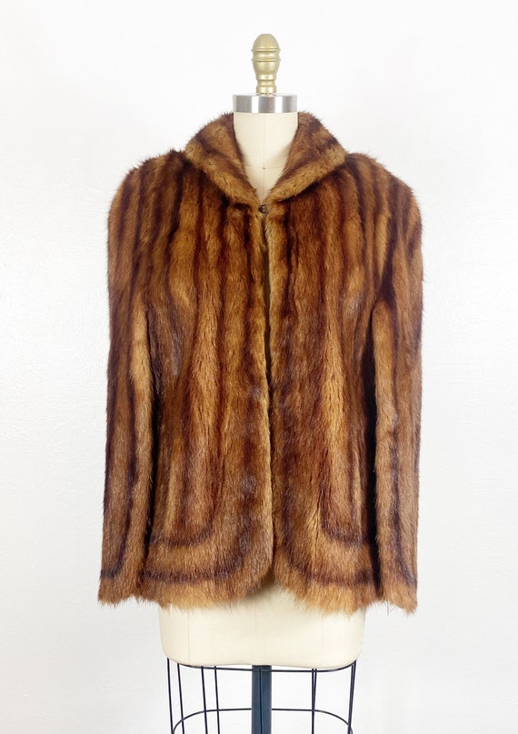 Vintage Fur Cape - Mink Fur Cape - Fur Stole - image 2