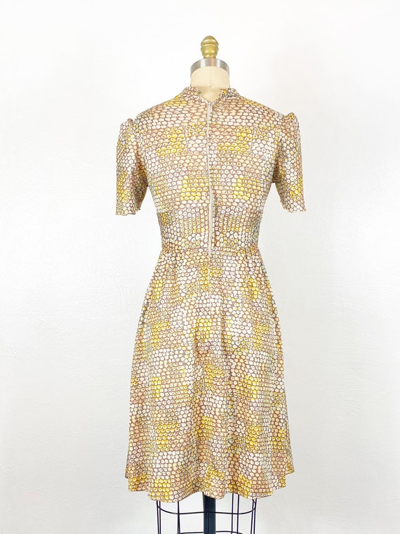 1960s Floral Dress - 1960s Mod Dress - 1960s Day … - image 5