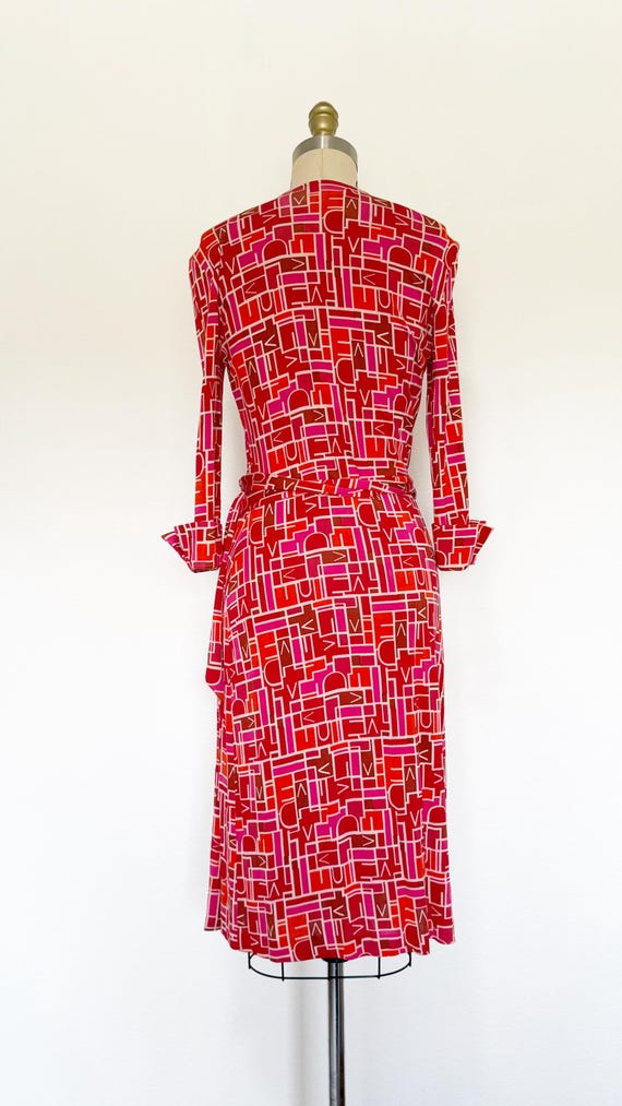 2000s Diane Von Furstenberg Wrap Dress / DVF Dres… - image 6