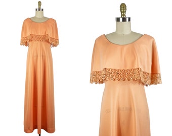 1960s Gown - Evening Gown - 1960s Party Dress - Size Large