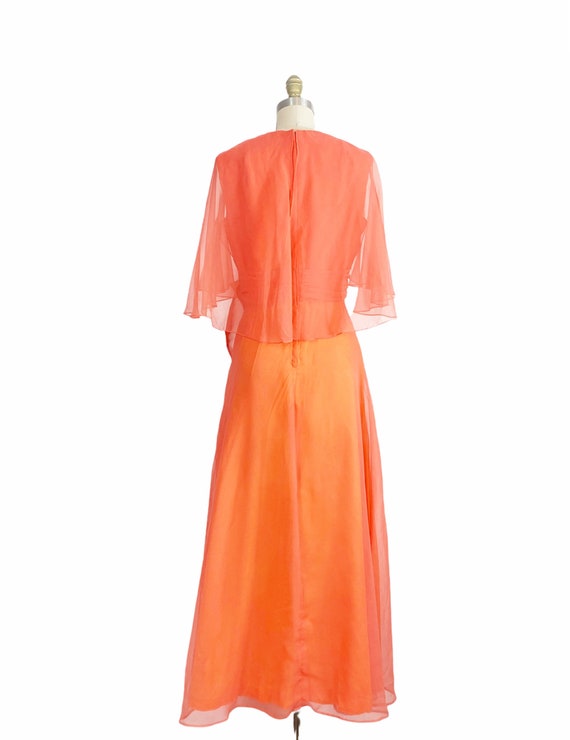 1960s Chiffon Gown - 1960s Miss Elliette Gown - 1… - image 6