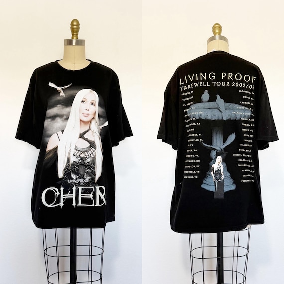 Vintage Cher T Shirt / Cher Concert T Shirt / Tour T Shirt / Size XL