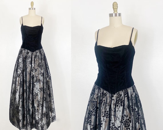 1980s Jessica McClintock Gown - 1980s Gown - 1980s