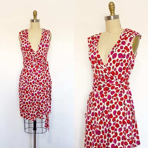 2000s Diane Von Furstenberg Wrap Dress / DVF Dres… - image 1