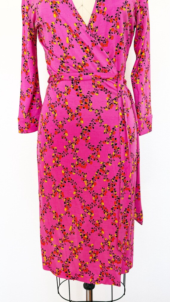 2000s Diane Von Furstenberg Wrap Dress / DVF Dres… - image 5