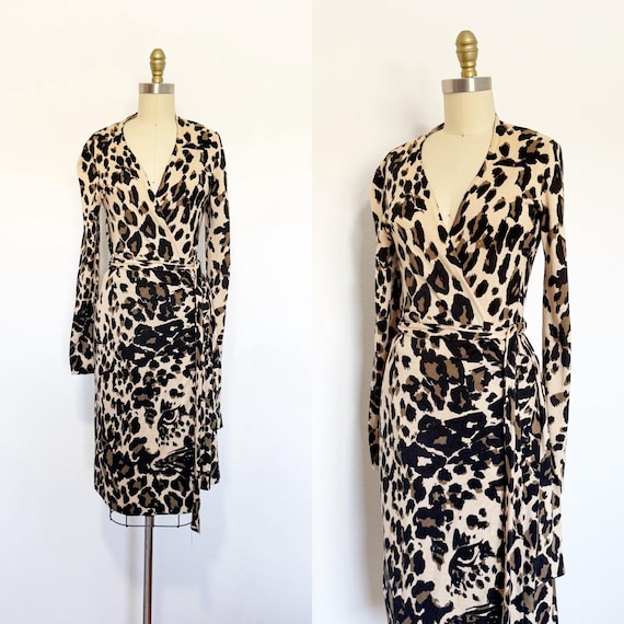 2000s Diane Von Furstenberg Wrap Dress / DVF Dres… - image 1