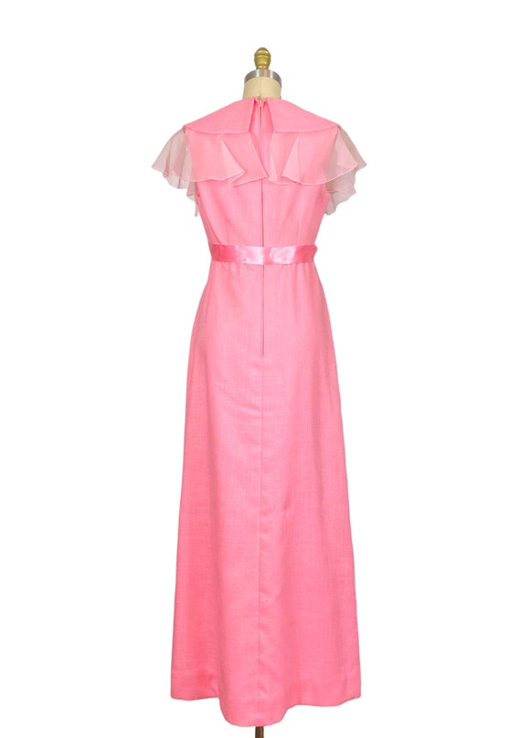 1960s Mollie Parnis Gown - 1960s Pink Gown - 1960… - image 6