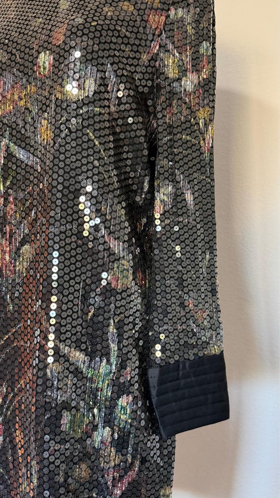 1980s Dress / 1980s Cocktail Dress / 1980s Party Dress / Size XL View 5