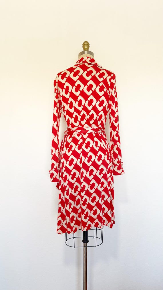2000s Diane Von Furstenberg Wrap Dress / DVF Dres… - image 6