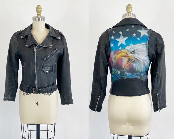 1980s Airbrushed Motorcycle Jacket - Motorcycle Ja
