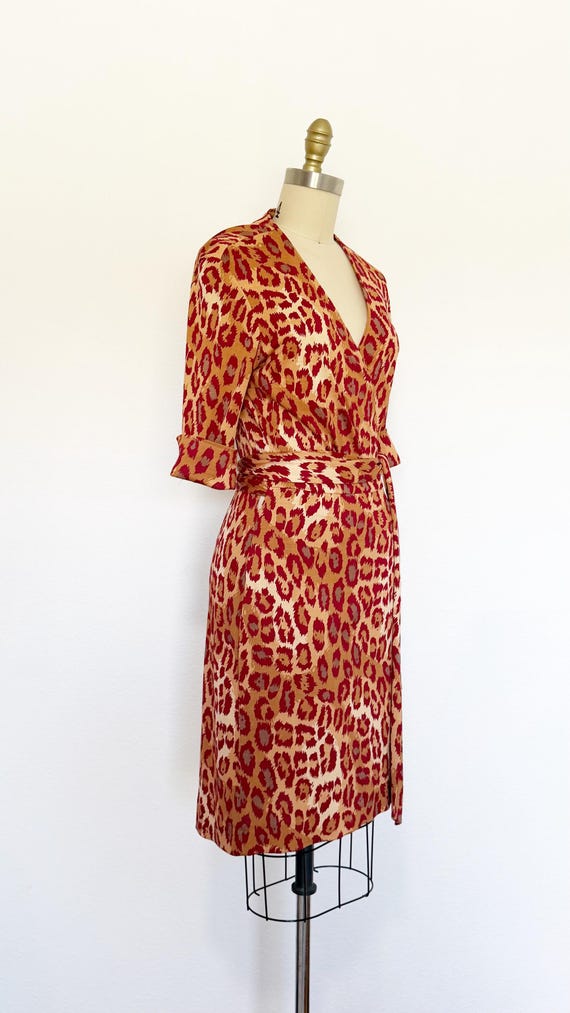 1990s Diane Von Furstenberg Wrap Dress / DVF Dres… - image 4