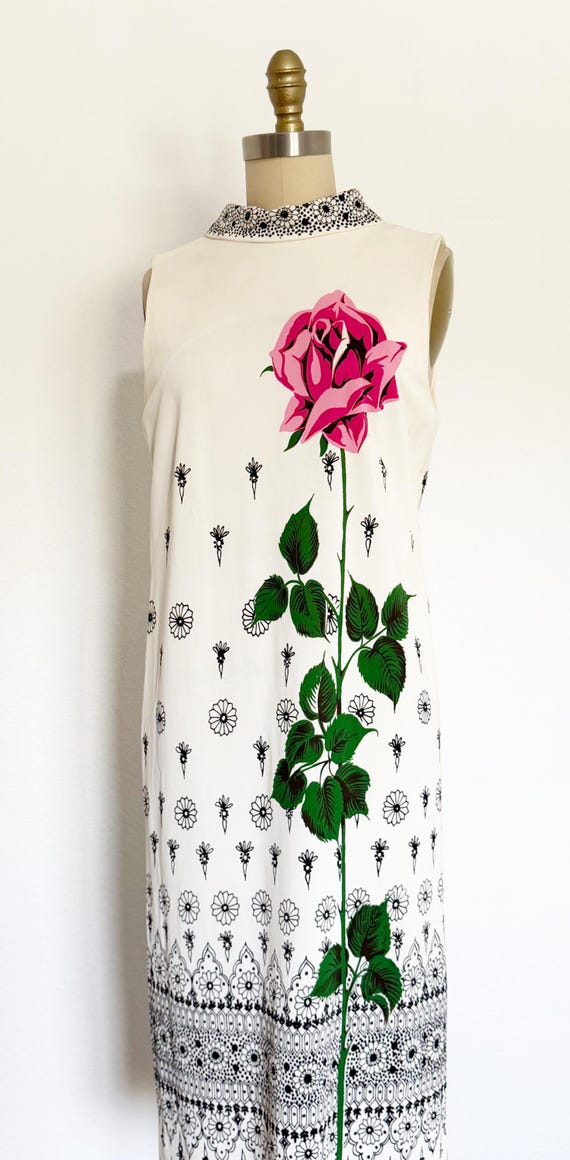 1960s Alfred Shaheen Dress / Alfred Shaheen / Scr… - image 9