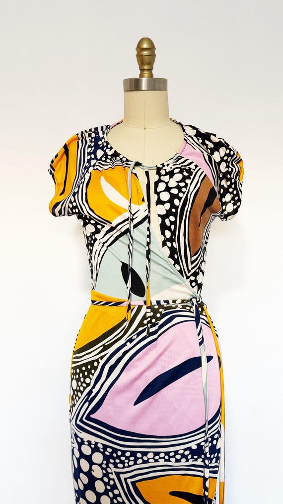 2000s Diane Von Furstenberg Wrap Dress / DVF Dres… - image 3