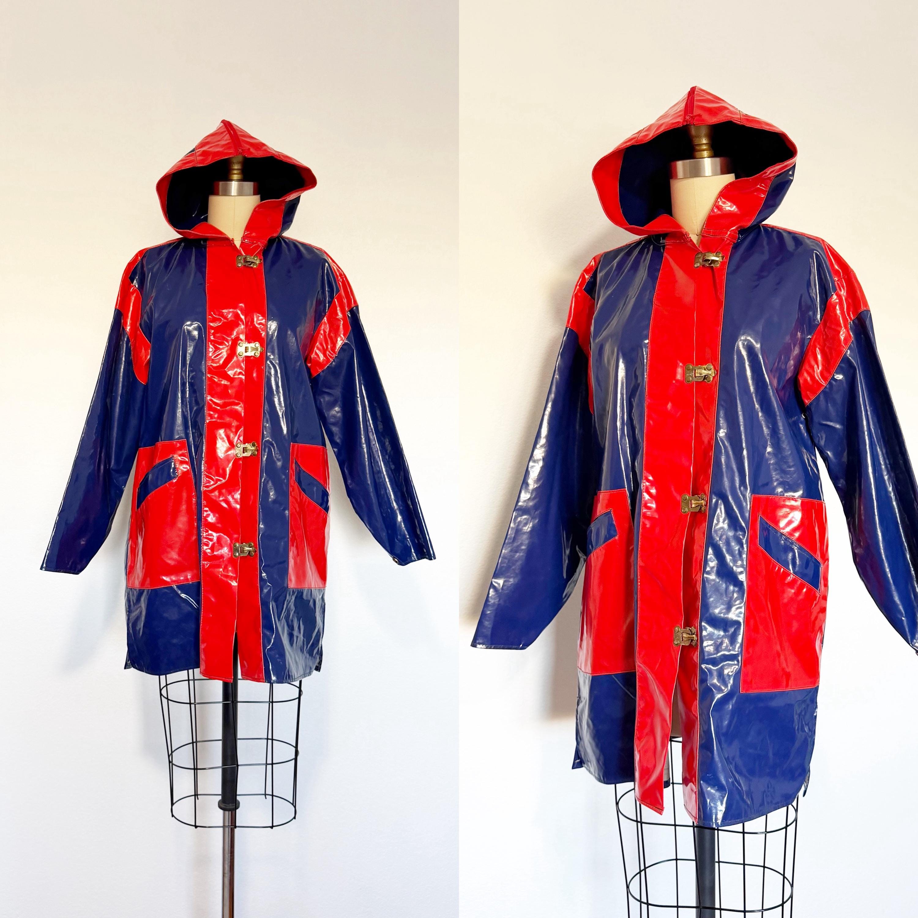 Vintage pvc raincoat - Etsy 日本 USA VINTAGE アメリカ古着カラフル 