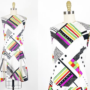 1960s Dress - 1960s Mod Dress - 1960s Party Dress - Size Medium