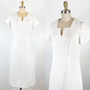 1960s Dress - Mod Dress - Shift Dress - Size XL