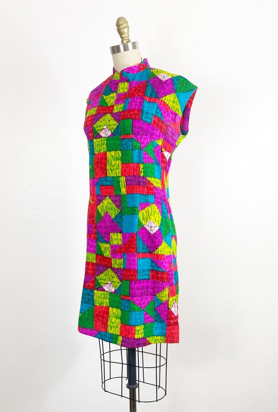 1960s Day Dress - 1960s Shift Dress - 1960s Party… - image 6