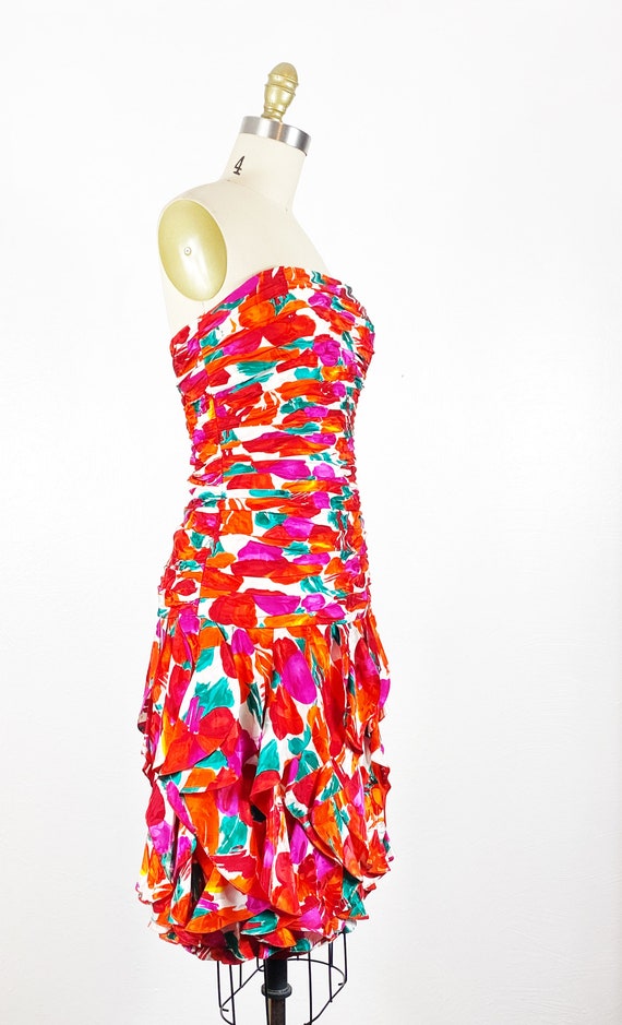 1980s Dress - 1980s Day Dress - 1980s Party Dress… - image 7