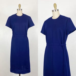 1960s Dress - 1960s Shift Dress - 1960s Mod Dress - Size Large