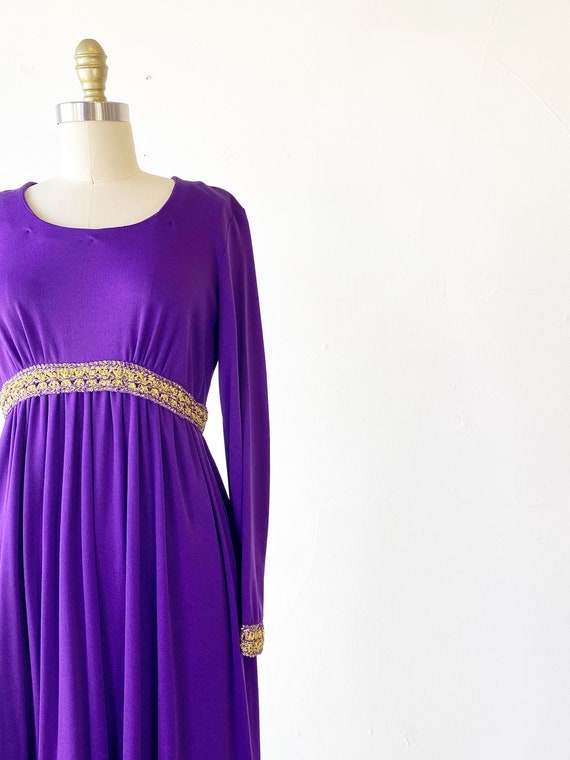 1960s Hostess Gown - 1960s Gown - 1960s Party Dre… - image 3