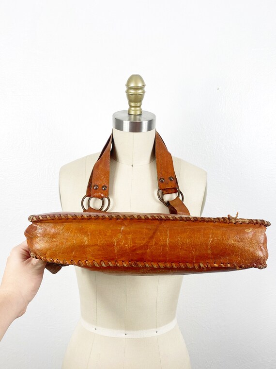 1970s Leather Purse - Leather Purse - Bohemian Pu… - image 7