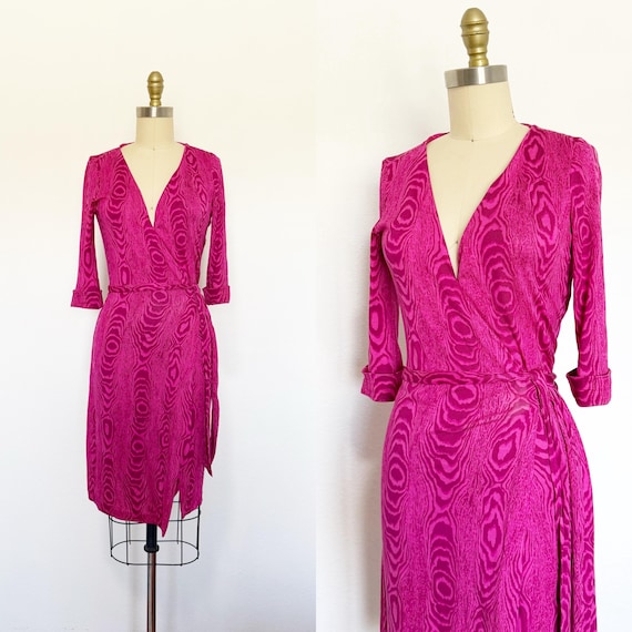 2000s Diane Von Furstenberg Wrap Dress / DVF Dres… - image 1