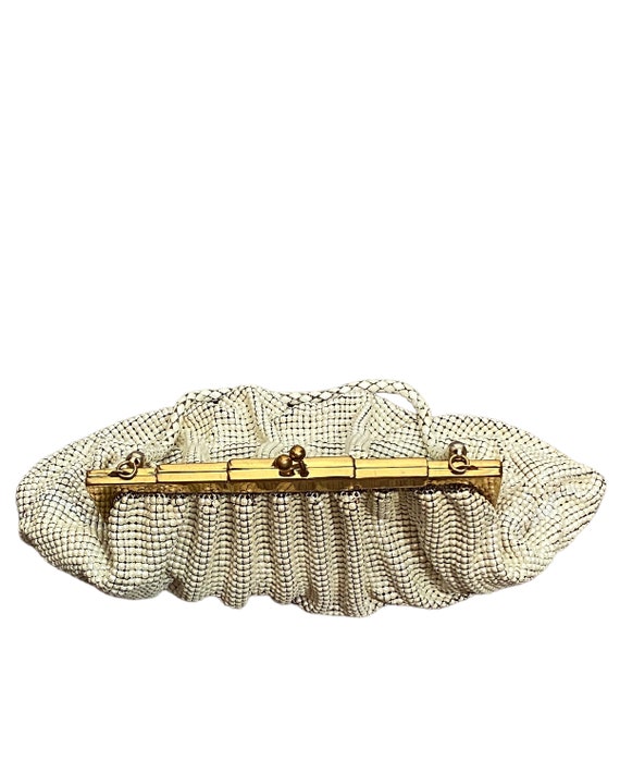 1960s Whiting And Davis Purse - Metal Mesh Bag - … - image 4