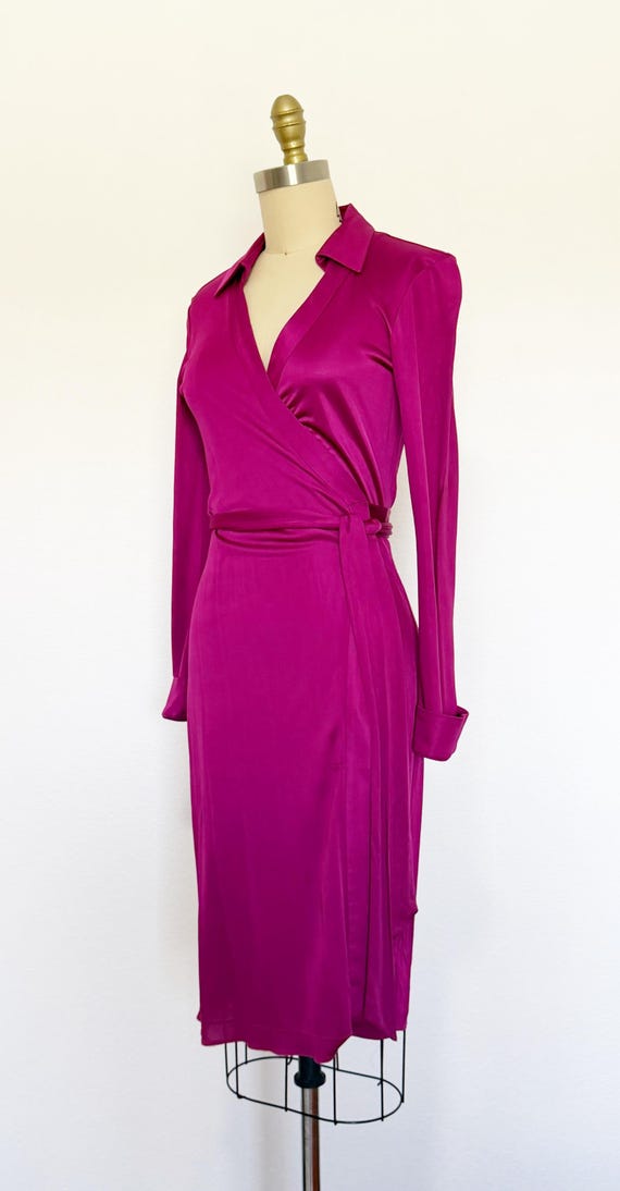 2000s Diane Von Furstenberg Wrap Dress / DVF Dres… - image 7
